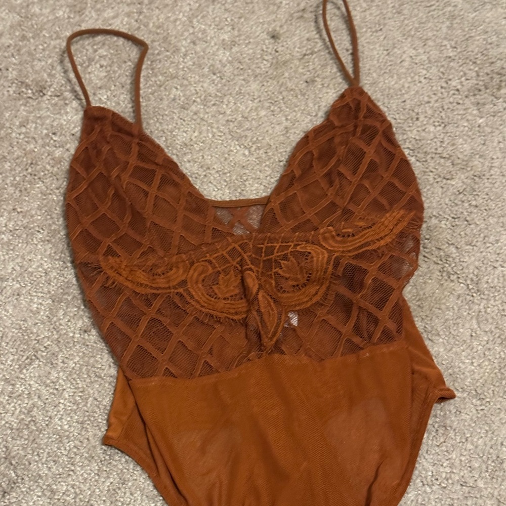 Burnt Orange Tobi Bodysuit